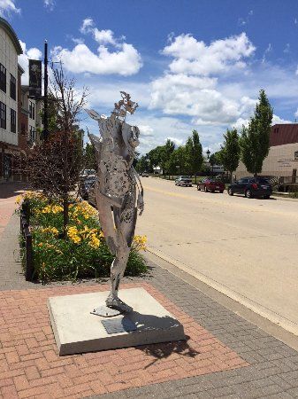 Iowa River Landing Sculptor Walk